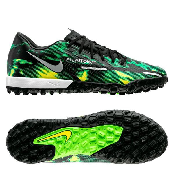 Giày đá bóng Nike Phantom GT 2 Academy TF Shockwave đen xanh lá DM0725-003