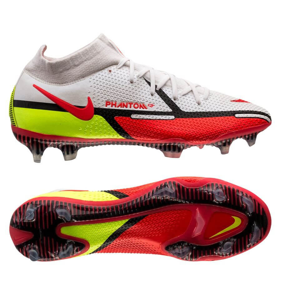 Giày đá bóng Nike Phantom GT 2 Elite DF FG Motivation trắng đỏ volt đen CZ9889-167