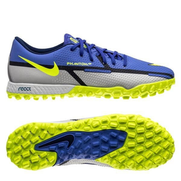 Giày đá bóng Nike Phantom GT 2 Pro TF Football Recharge DC0768-570 xanh xám