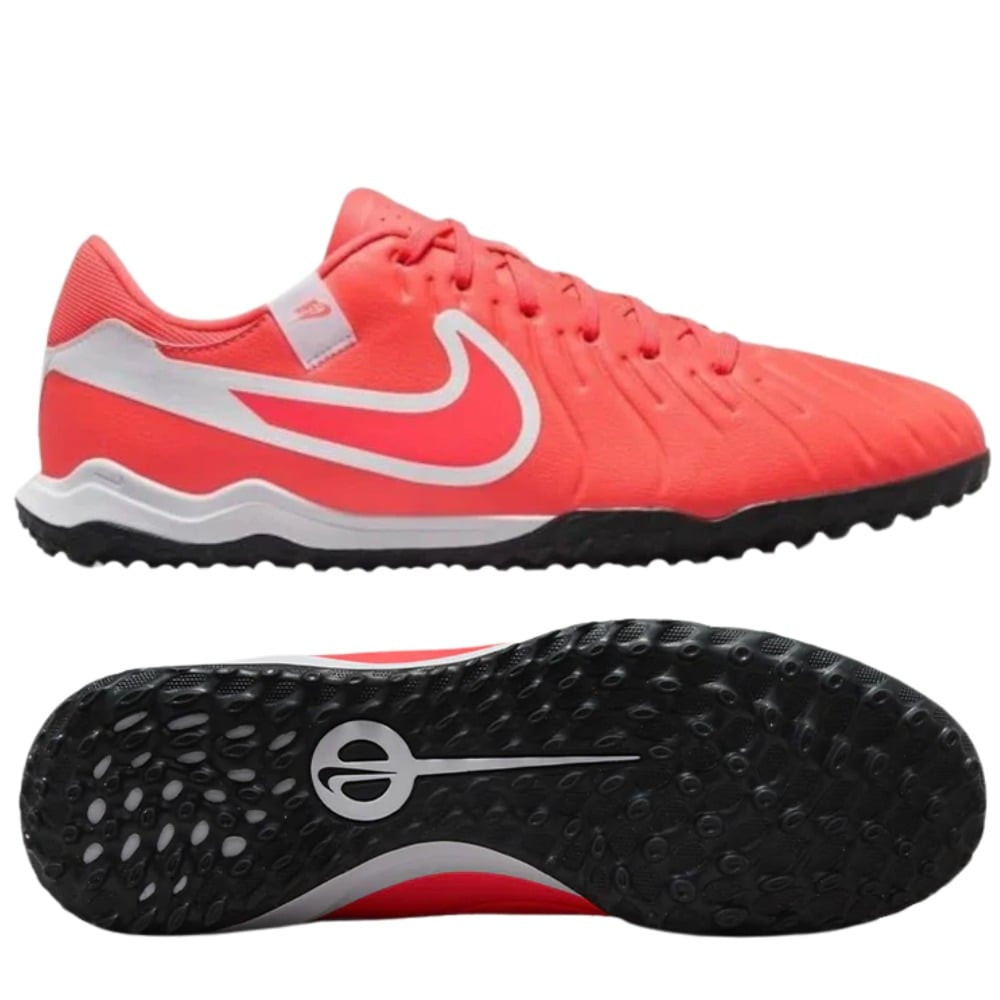Giầy đá bóng Nike Tiempo Legend 10 Academy TF màu đỏ, tăng cường cảm giác bóng trên sân cỏ nhân tạo