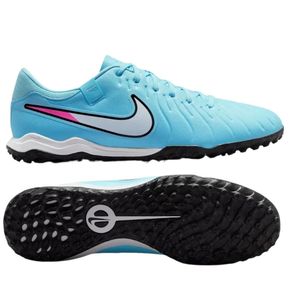 Giầy đá bóng Nike Tiempo Legend 10 Academy TF Prism Pack xanh trắng hồng