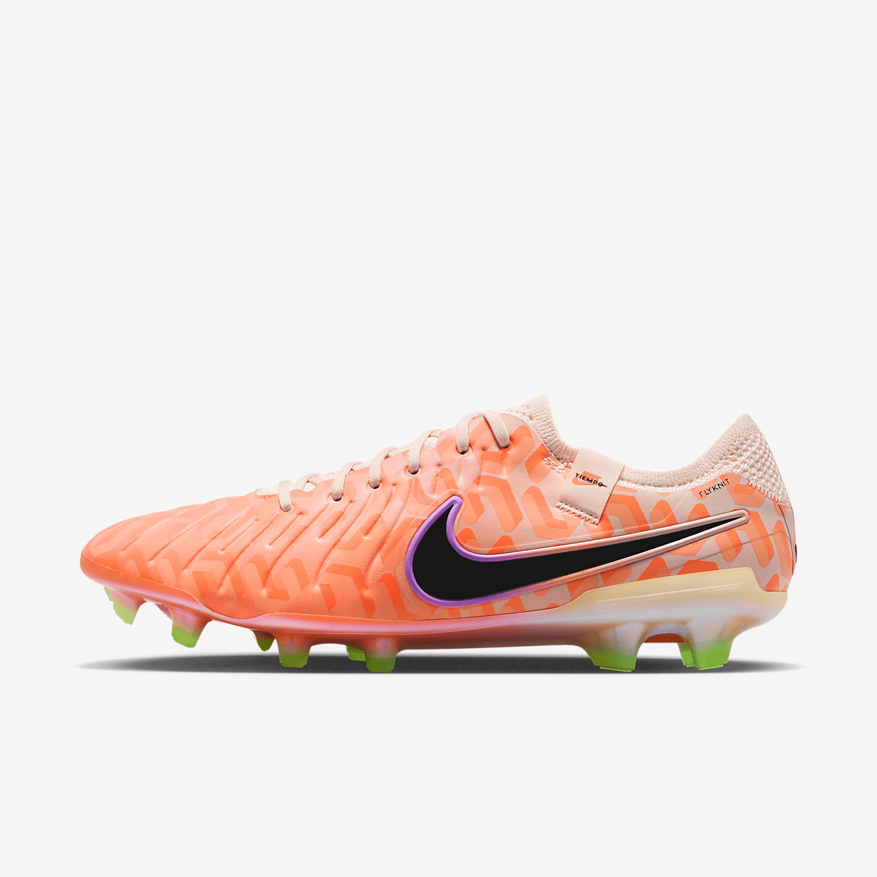 Giày Đá Bóng Nike Tiempo Legend 10 Elite - Cam/Đen