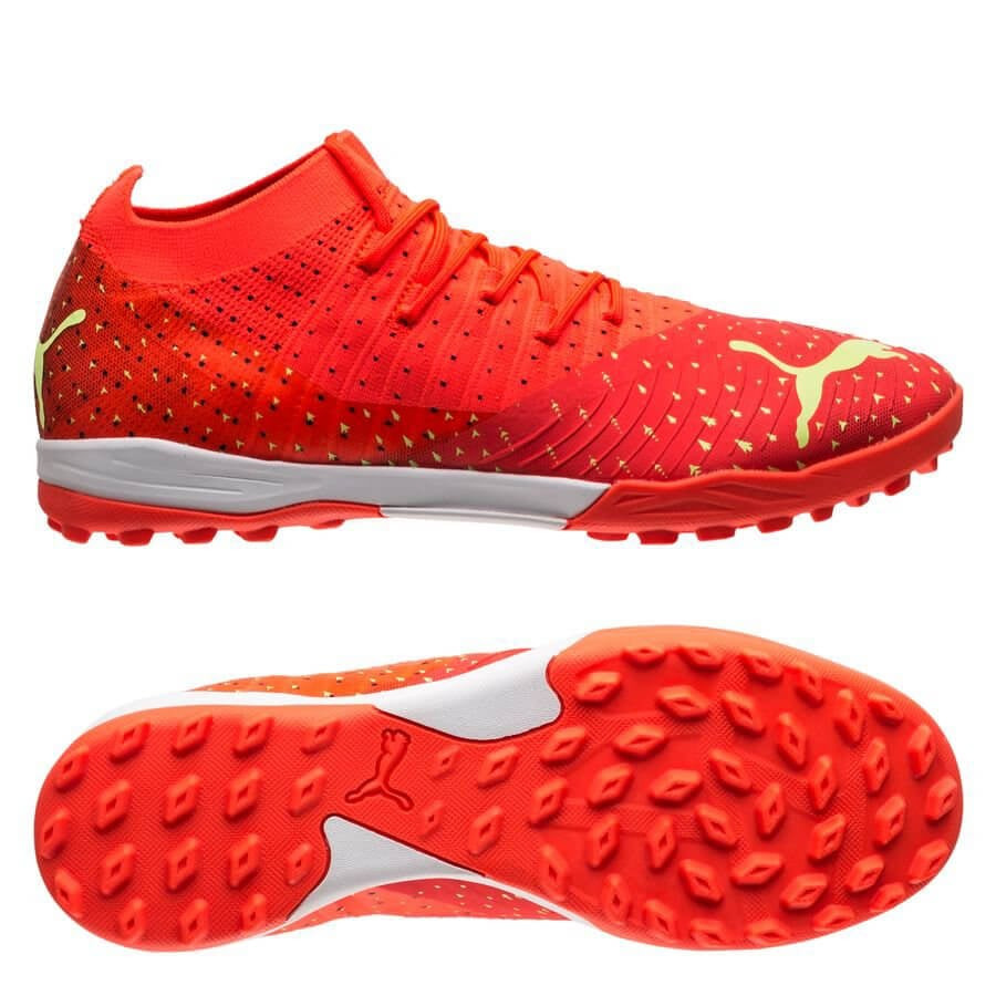 Giày đá bóng Puma Future 3.4 TT Fearless màu đỏ, phiên bản chính hãng cho sân cỏ nhân tạo