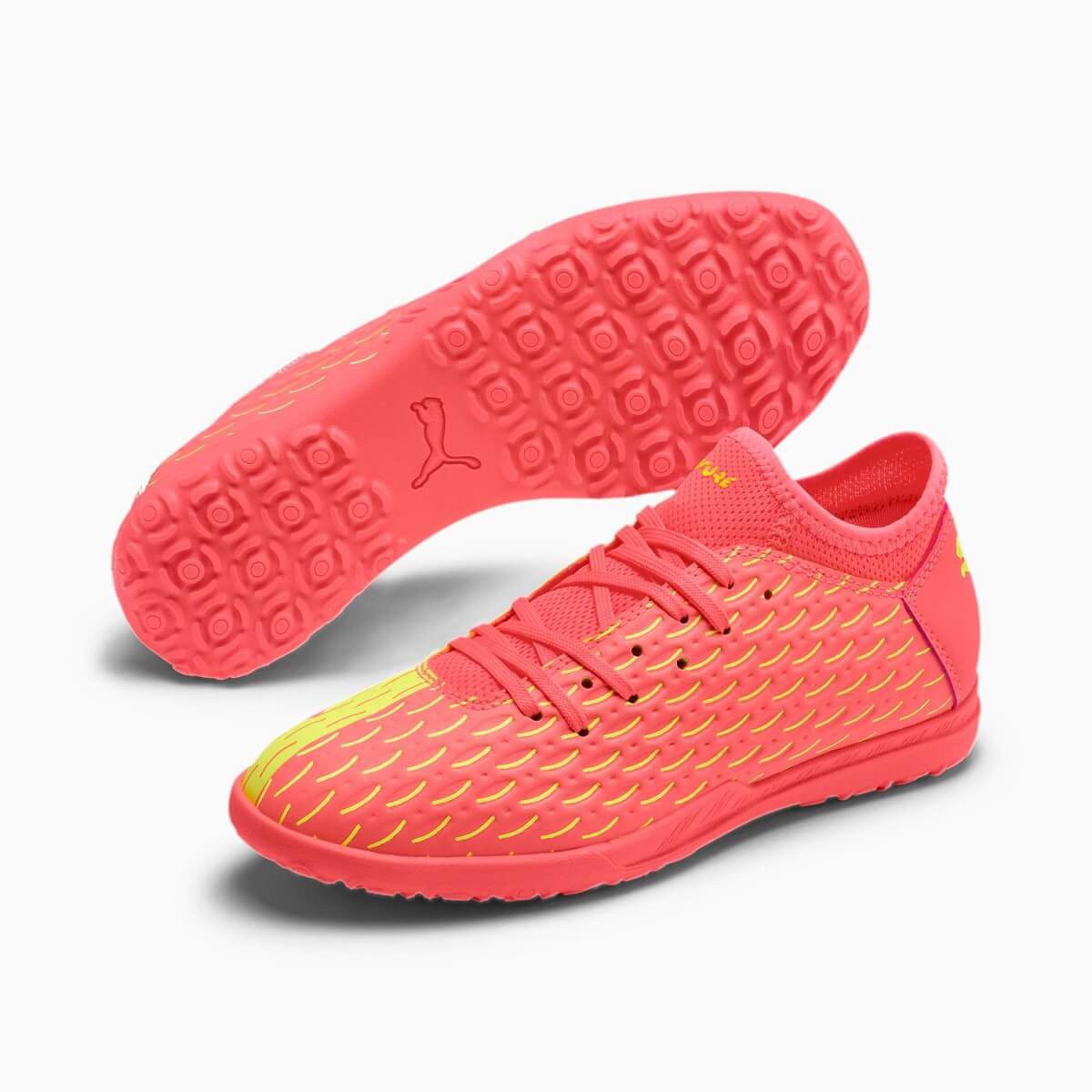 Giày đá bóng Puma Future 5.4 TT màu cam vàng, phiên bản giá tốt cho sân cỏ nhân tạo