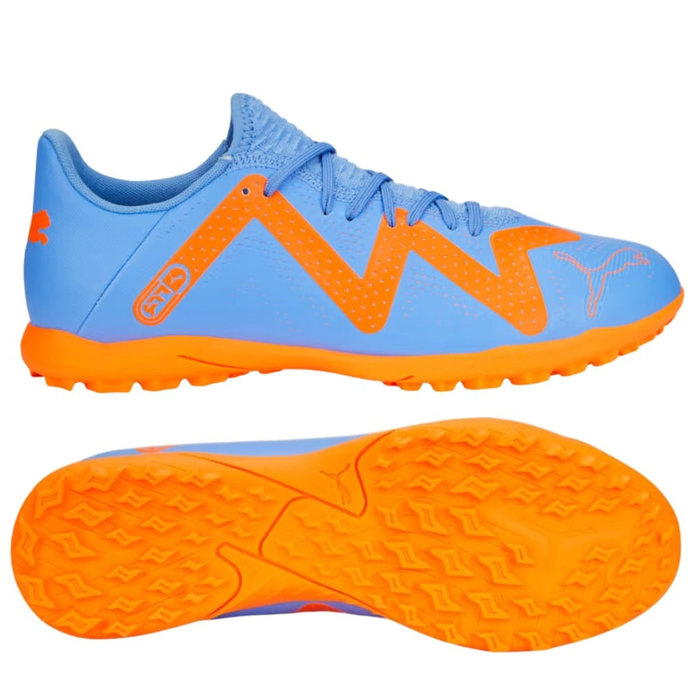 Giày đá bóng Puma Future Play TT Supercharge xanh cam, lựa chọn phù hợp cho người mới chơi