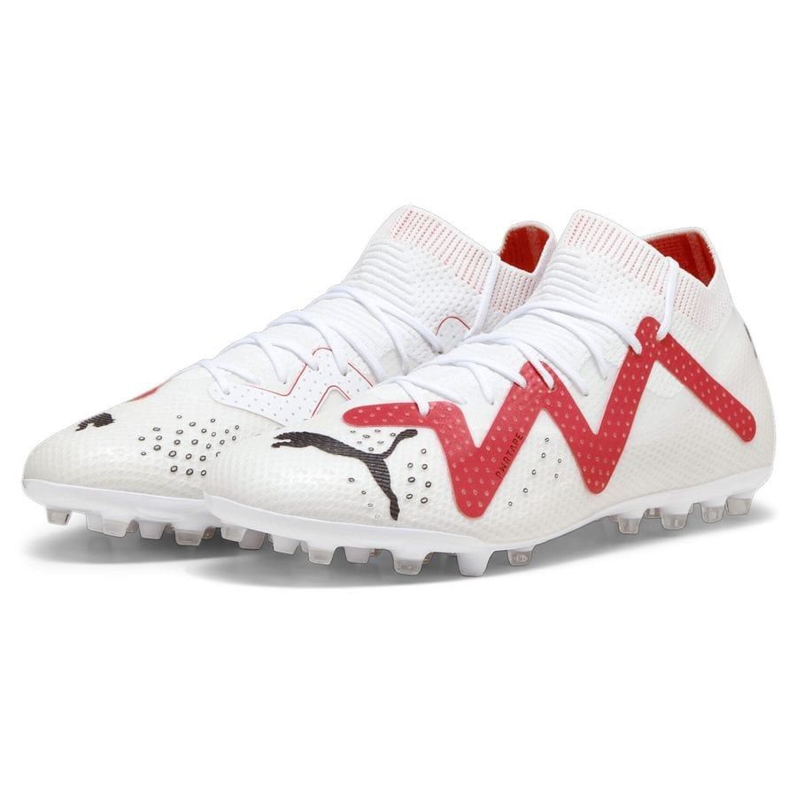 Giày đá bóng Puma Future Pro MG Breakthrough trắng hồng, đế MG đa năng