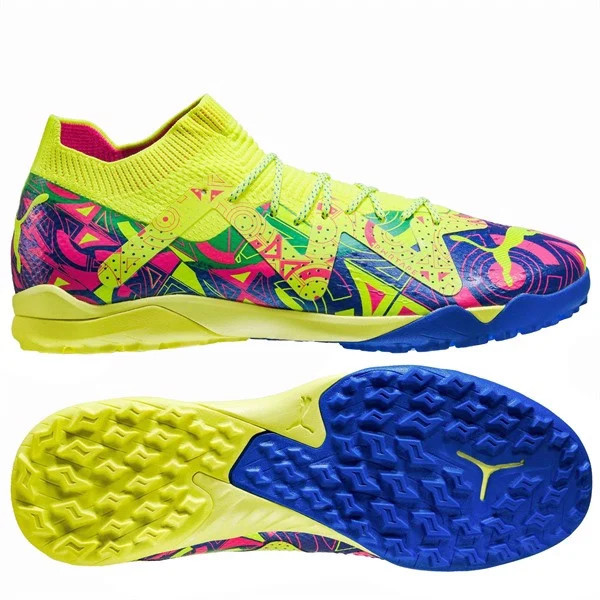 Giày đá bóng Puma Future Ultimate Cage TT Energy vàng chanh, năng lượng bùng nổ trên sân
