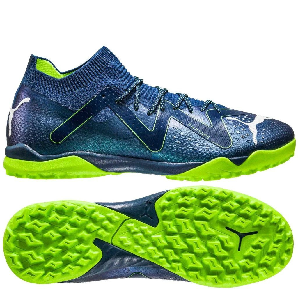 Giày đá bóng Puma Future Ultimate Cage TT Gear Up xanh than, thiết kế mạnh mẽ