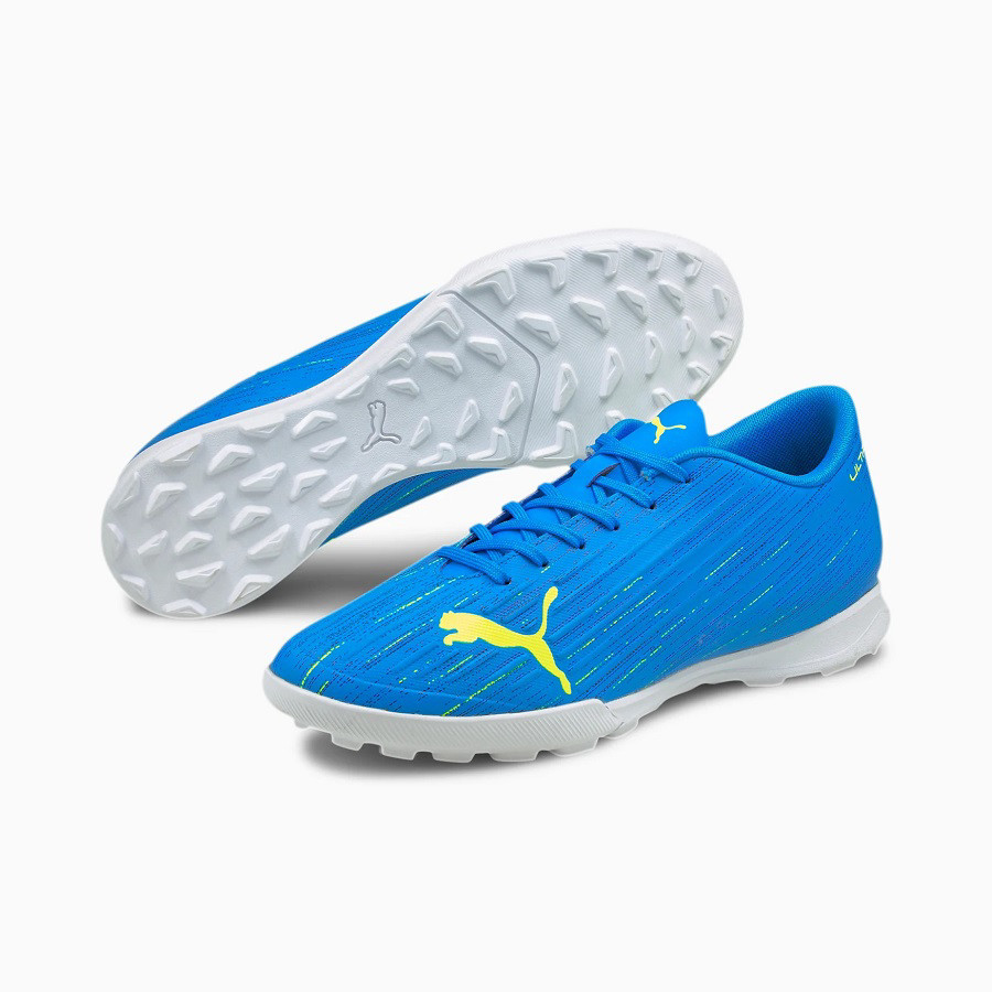 Giày đá bóng Puma Ultra 4.2 TT xanh dương vàng, thiết kế trẻ trung năng động