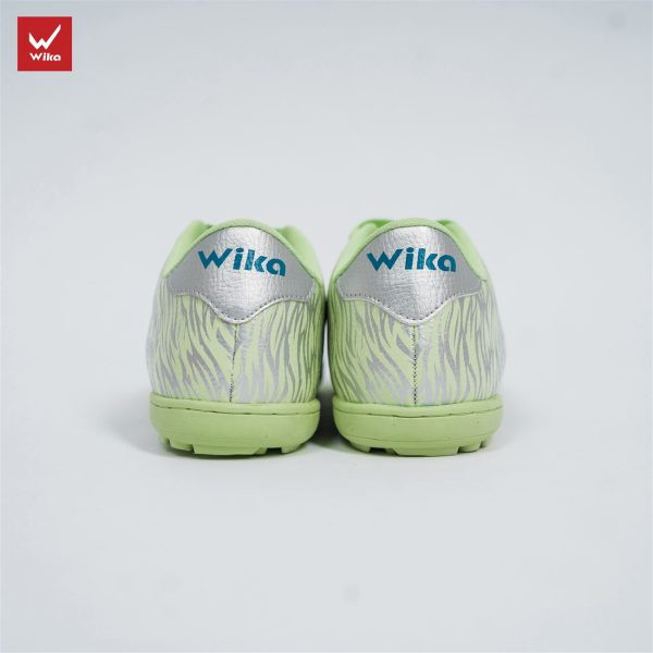 Giày đá bóng thuần Việt Wika Tiger X xanh bạc