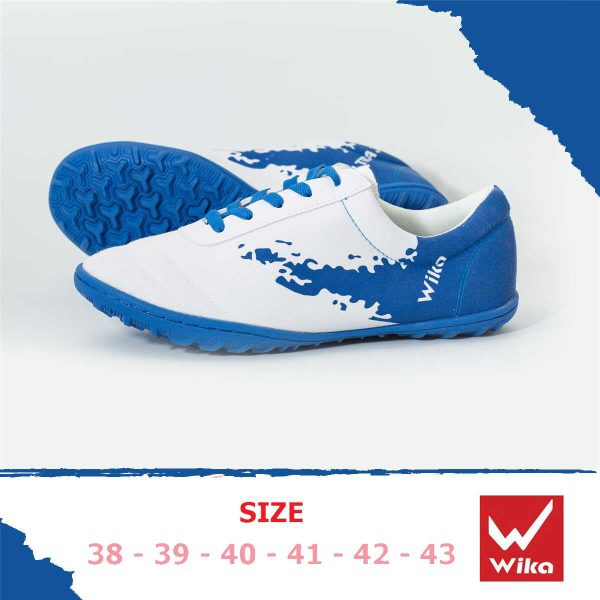 Giày đá bóng thuần Việt Wika Ultra 3 xanh dương