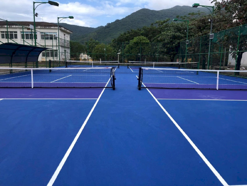 Sân Pickleball Sơn Trà hiện đại tại Hải Sơn Pickleball với mặt sân chuẩn