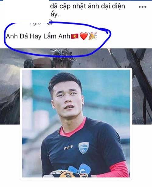 Hậu vệ Vũ Văn Thanh ăn mừng chiến thắng, nguồn cảm hứng cho stt thả thính về bóng đá đầy ý nghĩa