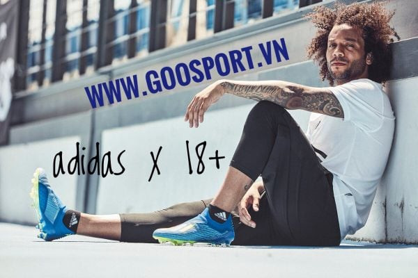 Hình ảnh cầu thủ Marcelo với đôi giày Adidas X
