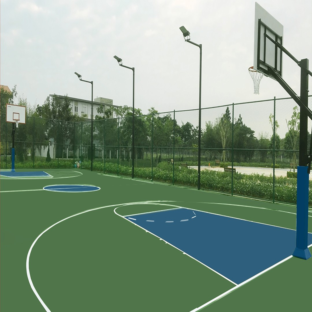 Hình ảnh minh họa kích thước sân bóng rổ 5x5 theo tiêu chuẩn quốc tế FIBA và NBA