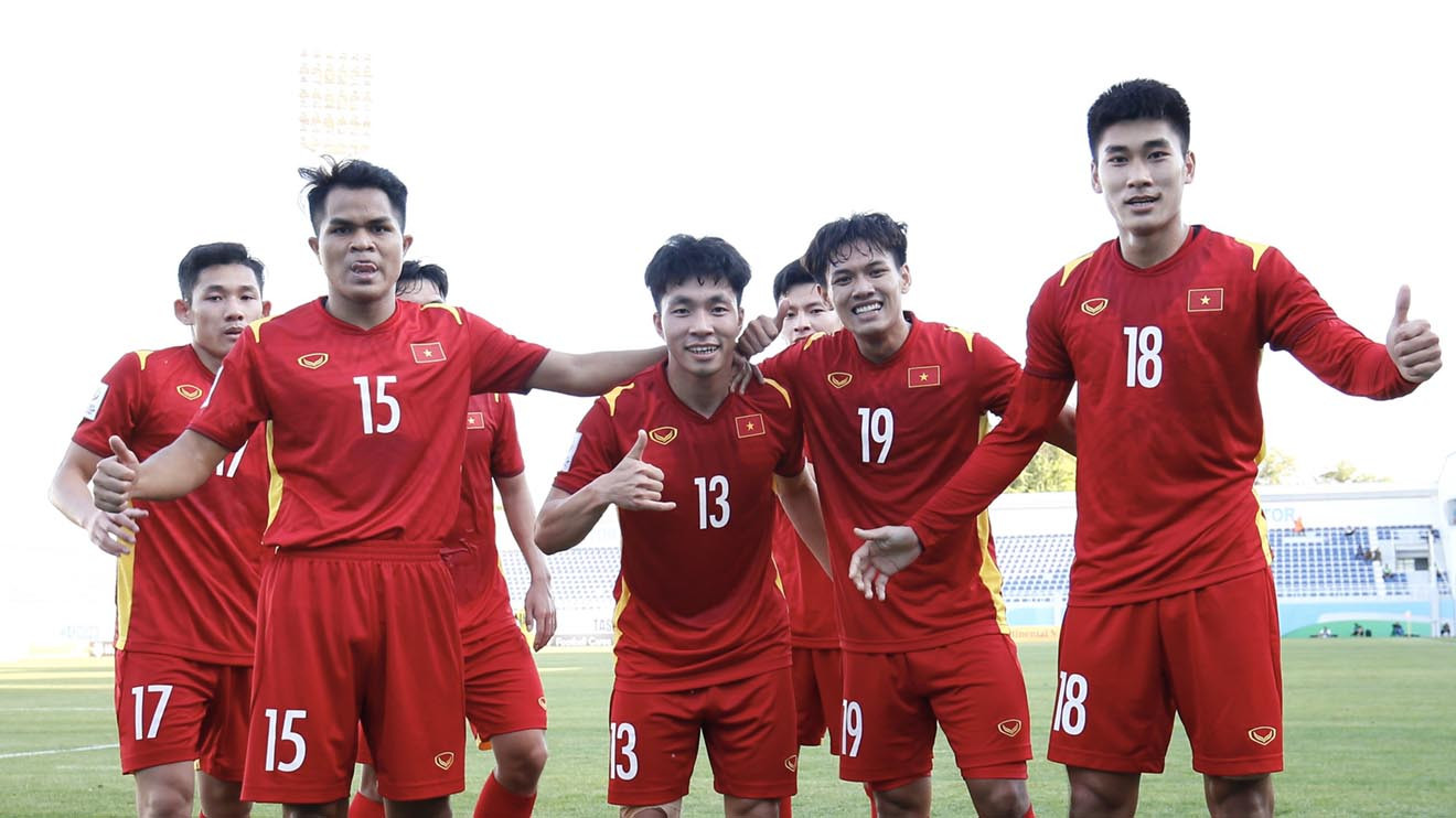 Hình ảnh trận đấu giữa U23 Việt Nam và U23 Ả Rập Xê Út trong khuôn khổ VCK U23 Châu Á, nơi các kết quả bóng đá U23 Úc cũng được quan tâm.