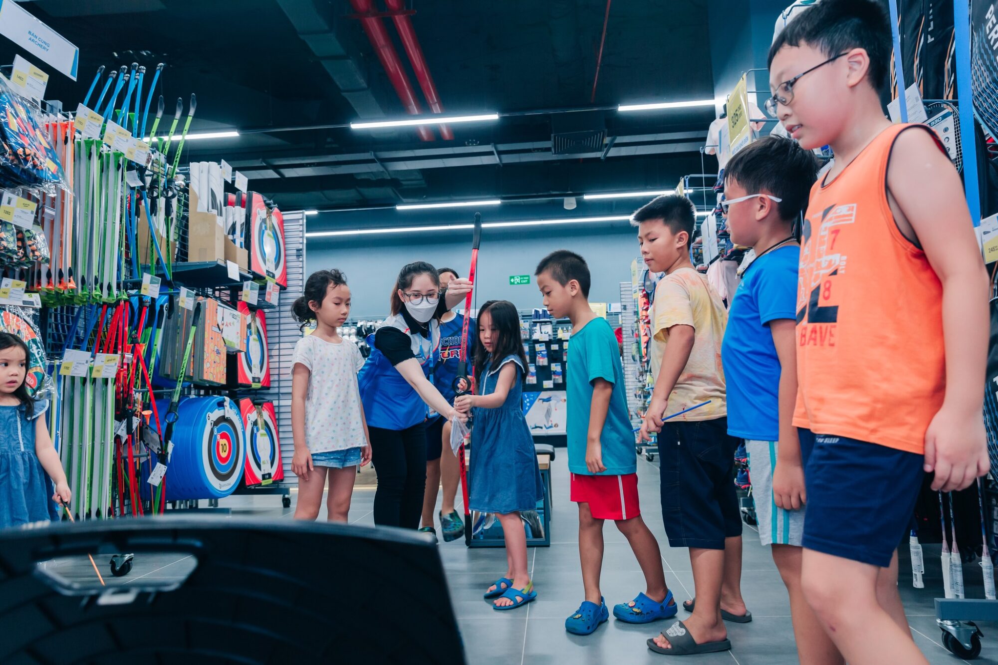 Các hoạt động vui chơi giải trí hấp dẫn dành cho trẻ em tại Decathlon Parc Mall Quận 8