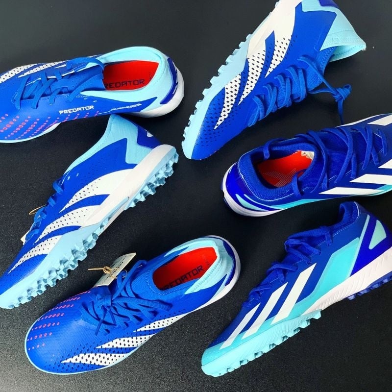 Chất lượng gia công giày đá bóng Adidas chính hãng thể hiện sự tỉ mỉ, từ đường may đến chất liệu
