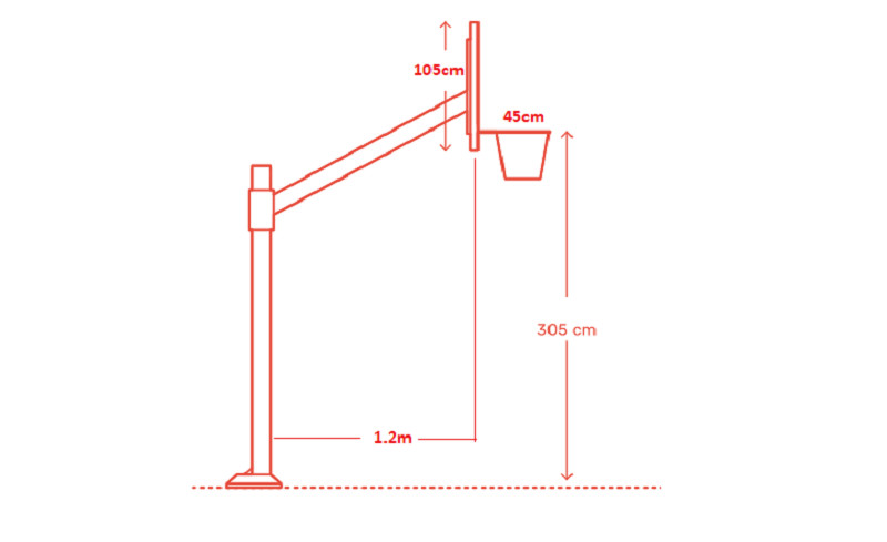Hướng dẫn cách làm bảng bóng rổ tự chế với kích thước chuẩn