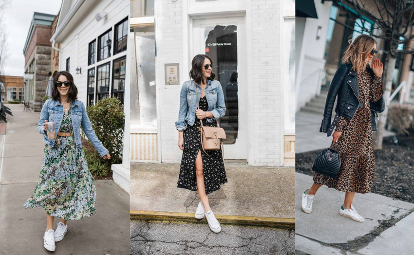 Có thể khoác một chiếc denim hay jacket để thêm điểm nhấn phong cách