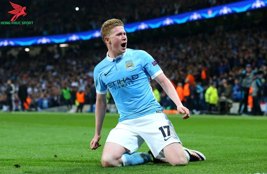 Kevin De Bruyne, một trong những ngôi sao mang áo số 17 nổi bật
