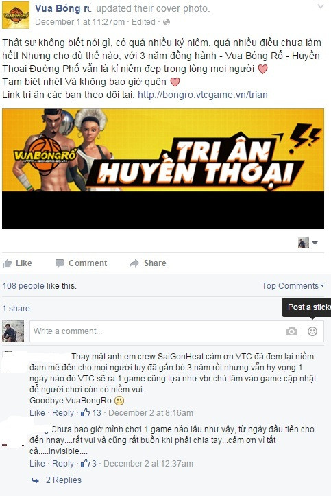 Khoảnh khắc đáng nhớ của game thủ trong game Vua Bóng Rổ