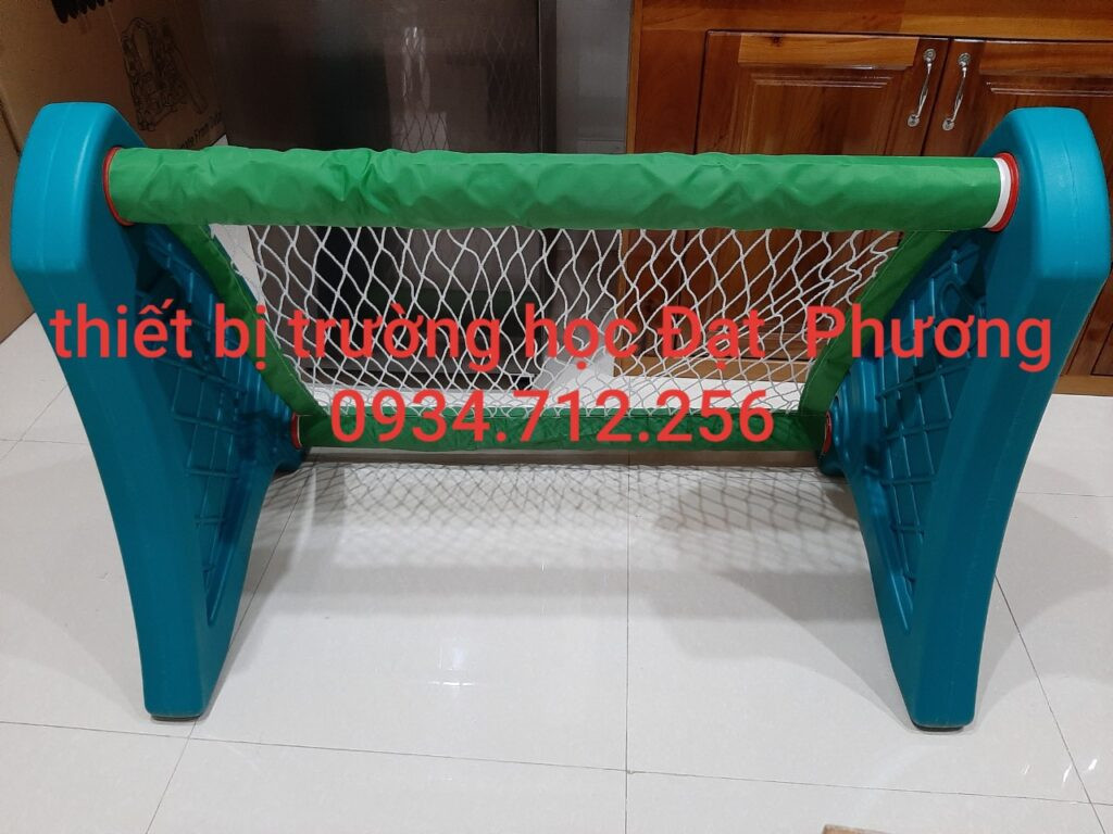 Khung thành bóng đá trẻ em màu vàng cho bé vui chơi trong nhà