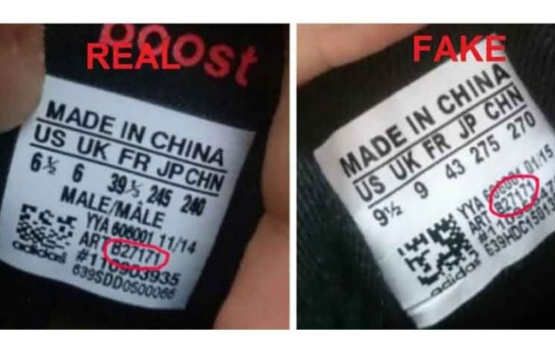 Kiểm tra mã ART của giày Adidas chính hãng