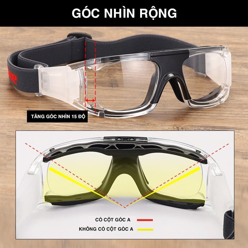 Kính cận thể thao Freebee với thiết kế bền bỉ