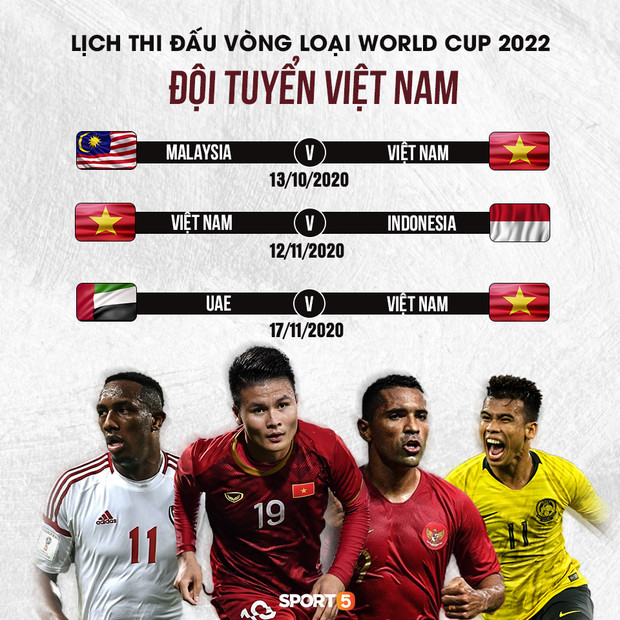 Lịch thi đấu bóng đá vòng loại World Cup 2020 được điều chỉnh