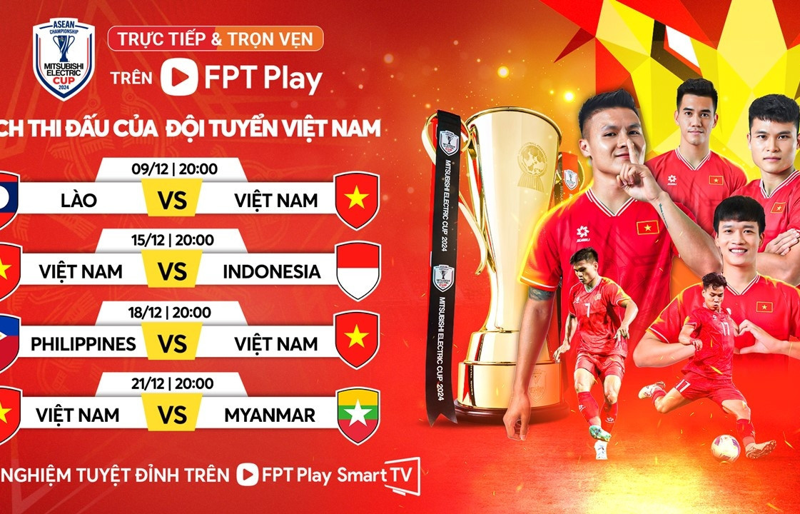 Lịch thi đấu của tuyển Việt Nam tại ASEAN Cup 2024