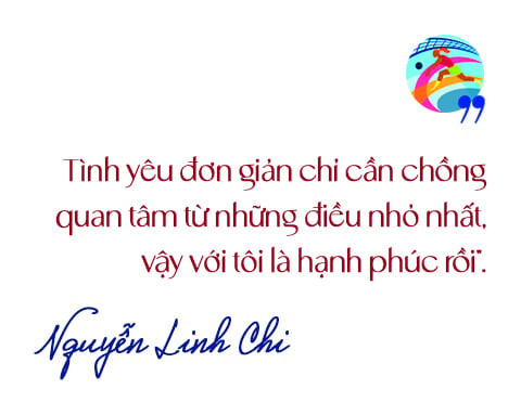 Linh Chi cùng ông xã vui vẻ trò chuyện, khoảnh khắc đáng yêu của đôi vợ chồng trẻ