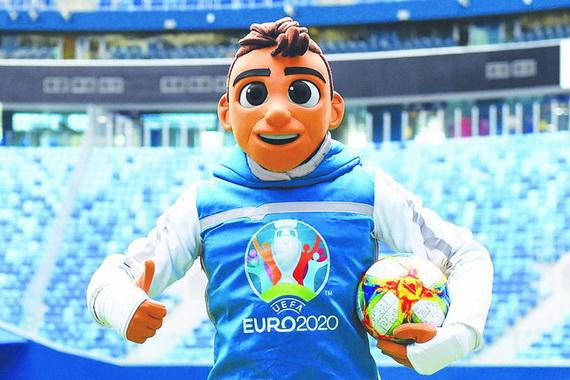 Linh vật Skillzy của Euro 2020, đại diện cho tinh thần bóng đá đường phố và sự sáng tạo, tương tự như linh vật của cúp bóng đá châu phi 2020
