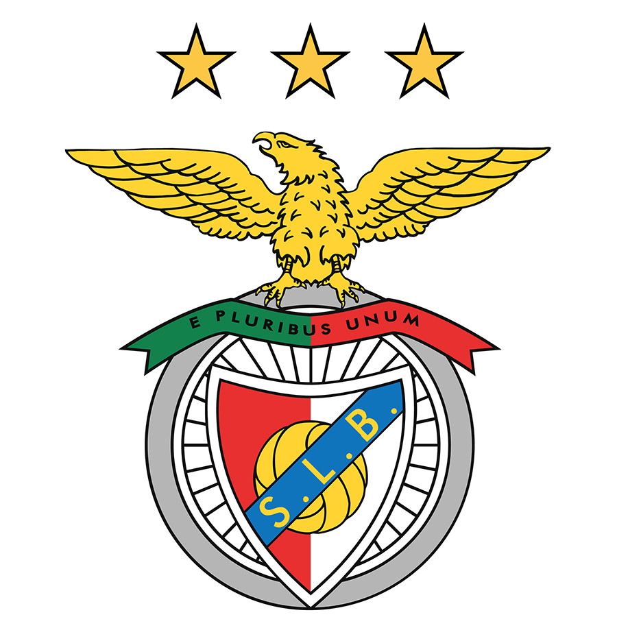Logo Benfica - hình ảnh đại bàng và khiên, tượng trưng cho niềm tự hào và quyền uy của CLB Bồ Đào Nha.