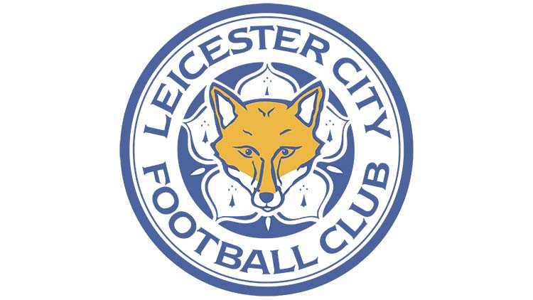 Logo của Leicester City với hình ảnh con cáo nhảy vọt, biểu tượng của sự nhanh nhẹn và khéo léo trên sân cỏ.
