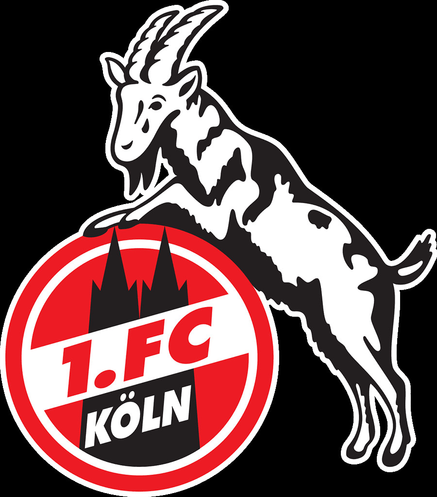 Logo FC Koln - hình ảnh con dê Hennes, linh vật độc đáo và dễ nhận diện của CLB Đức.