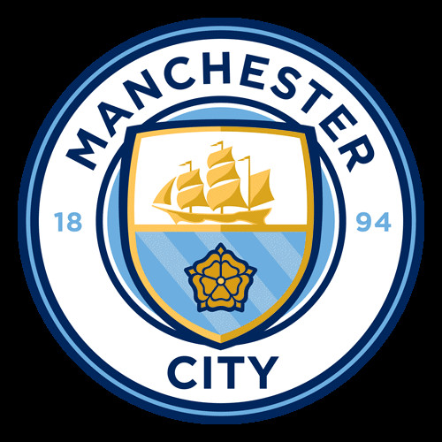 Logo Manchester City - con thuyền và ba con sông, biểu tượng của di sản hàng hải và sự phát triển.
