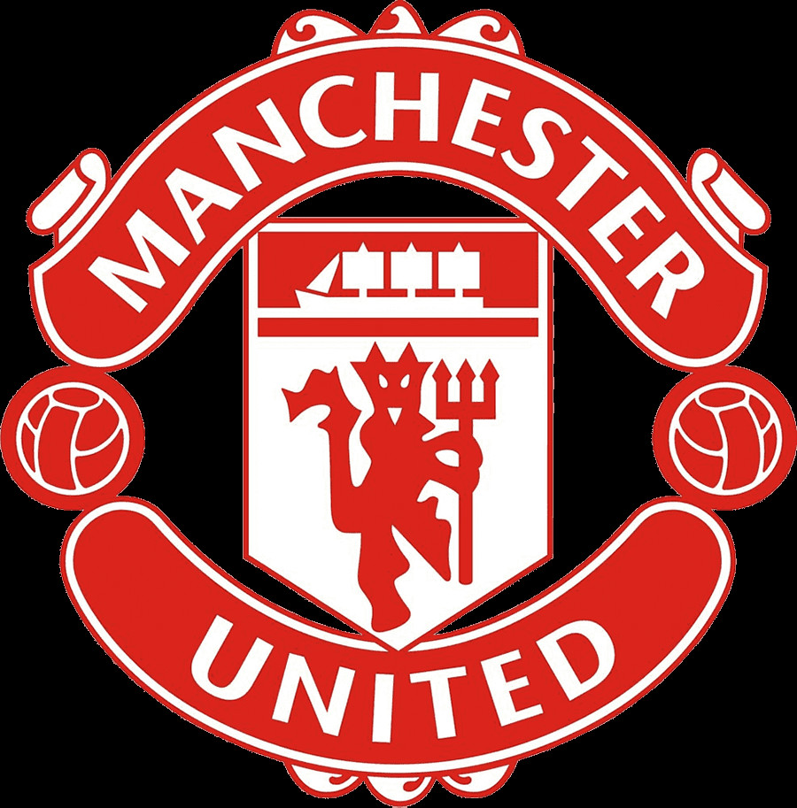 Logo Manchester United - con quỷ đỏ và con thuyền, biểu tượng của sức mạnh và lịch sử hào hùng.