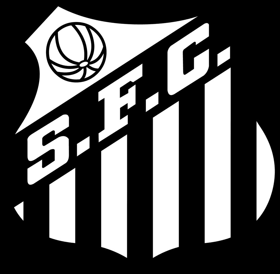 Logo Santos FC - biểu tượng truyền thống với vương miện và khiên, gắn liền với huyền thoại Pele.