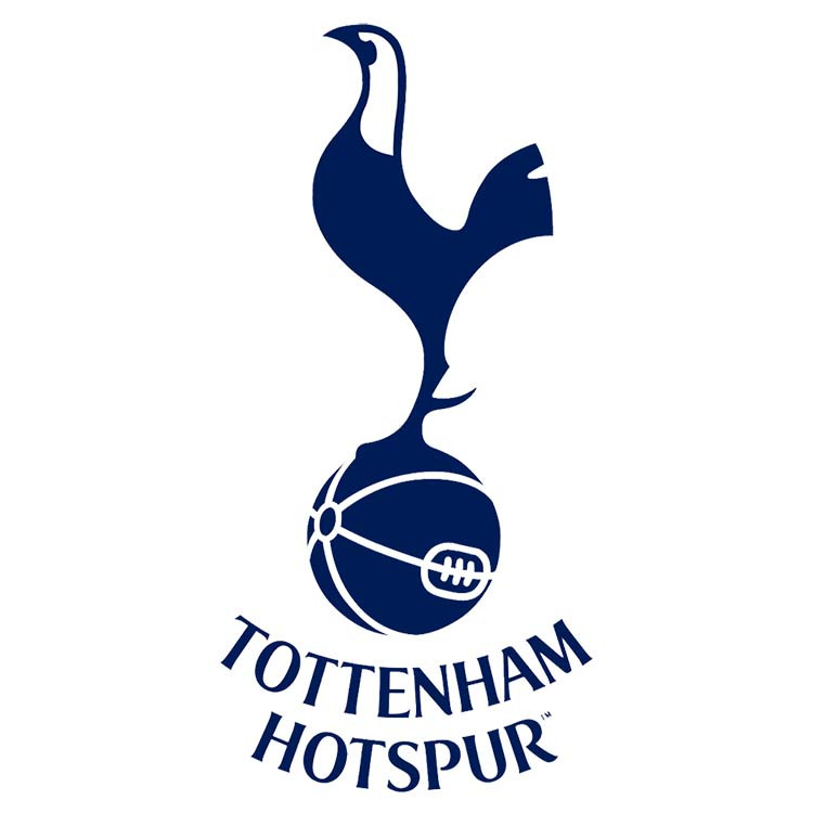 Logo Tottenham Hotspur với chú gà trống trên quả bóng, một biểu tượng lịch sử và tự hào của câu lạc bộ Bắc London.
