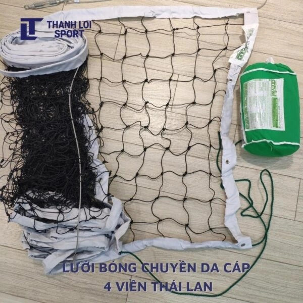 Lưới bóng chuyền da cáp 4 viền Thái Lan