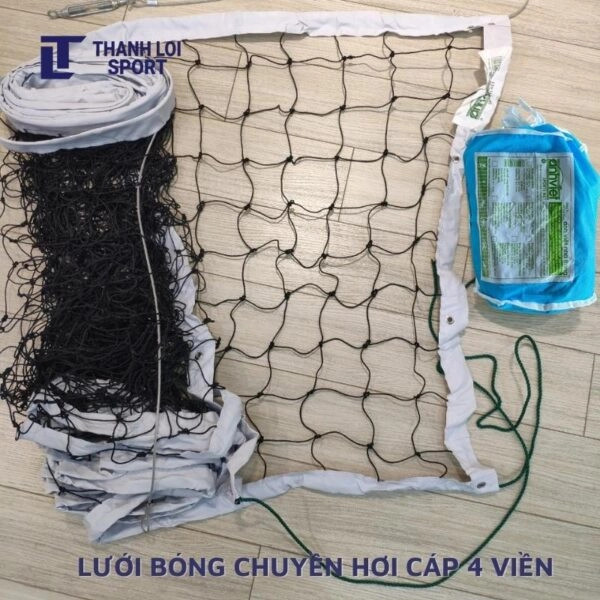 Lưới bóng chuyền hơi cáp 4 viền Anh Việt