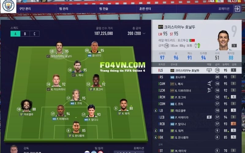 Mô tả sơ đồ chiến thuật bóng đá 4-1-2-1-2 (Kim Cương) với vị trí cầu thủ