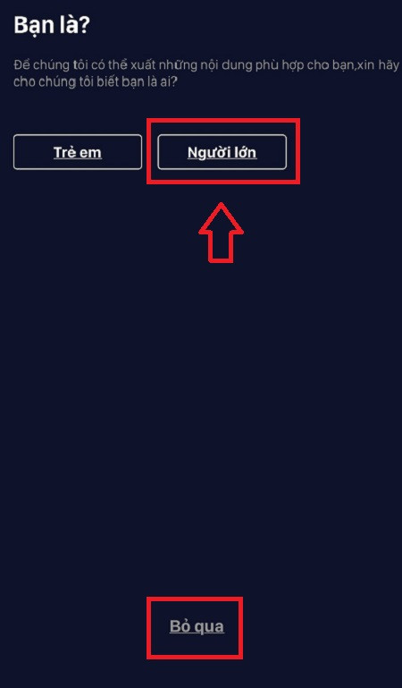 Màn hình chào mừng ứng dụng VTV Go khi muốn xem vtv6 trực tiếp bóng đá hôm nay 2020