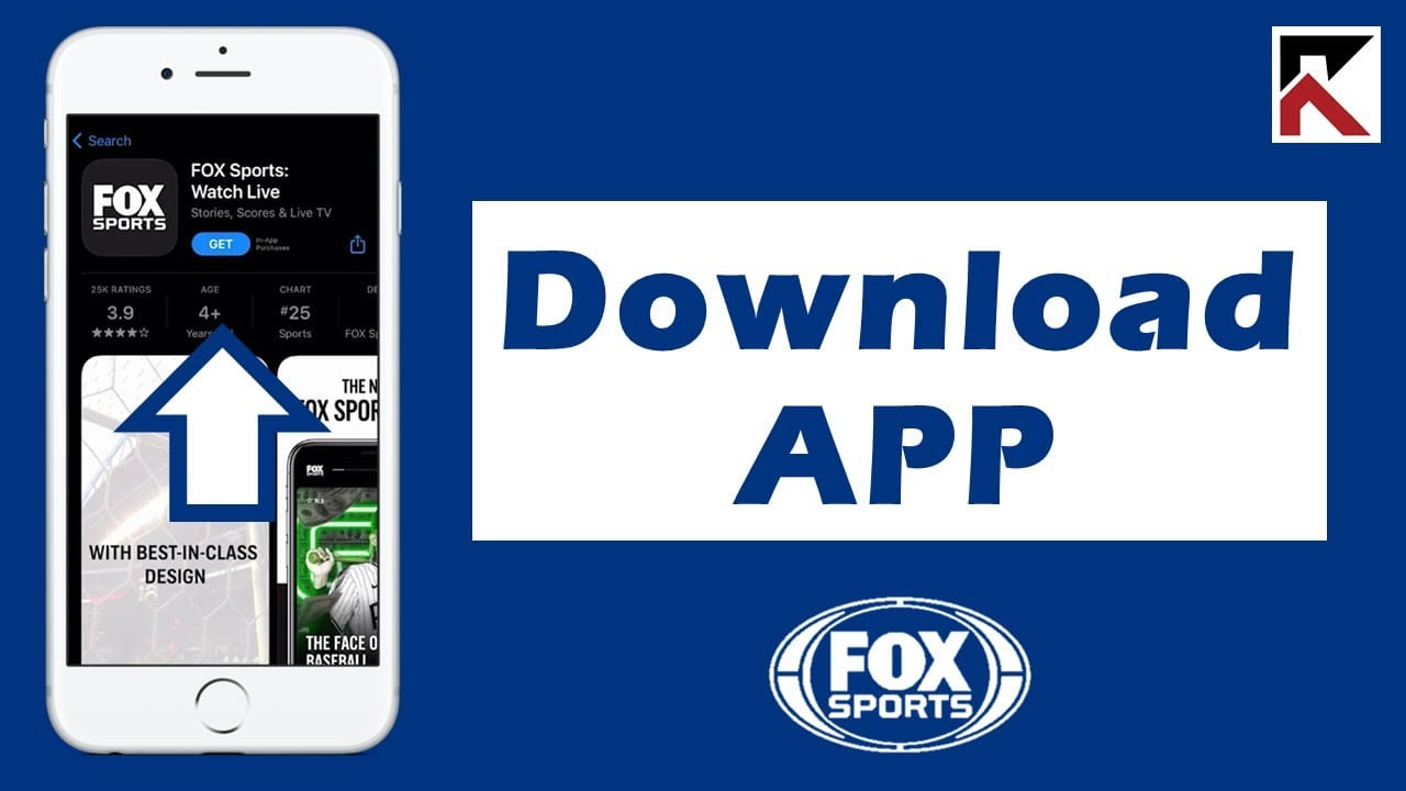 Màn hình iPhone trình chiếu trực tiếp trận đấu bóng đá qua Fox Sports