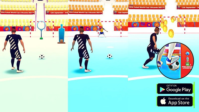 Màn hình khởi động của tựa game bóng đá đường phố offline FIFA Futsal