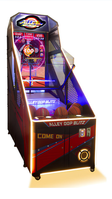 Màn hình LCD 65 inch hiển thị sắc nét của máy game ném bóng rổ Striker