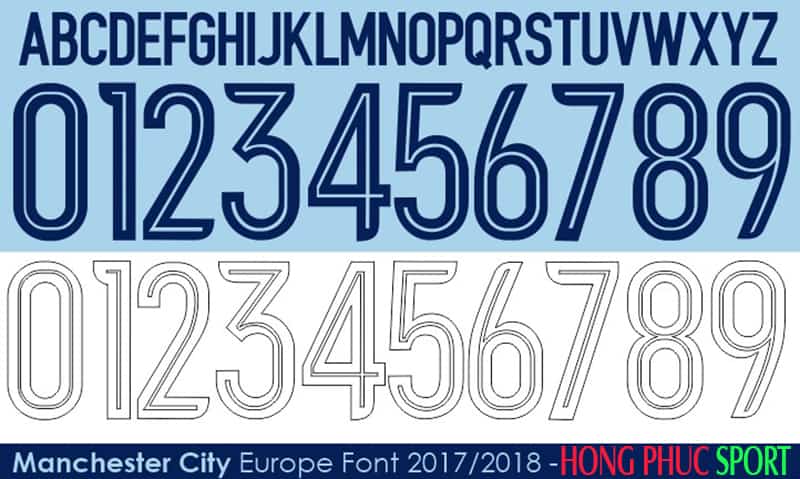 Font áo Manchester City 2017-2018