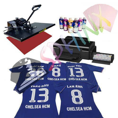 Máy in chuyển nhiệt Epson phục vụ cách in tên lên áo bóng đá