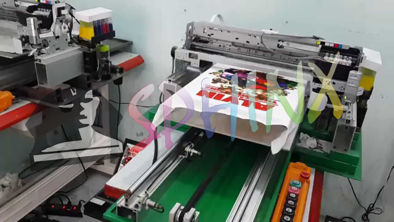 Máy in trực tiếp lên vải (DTG) và quy trình in logo